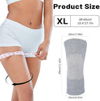 Bamboo Knee Sleeve, Breathable Compress Bamboo Knee Sleeves Elastic Warm Knees Brace Relieve Knees Pain Leg Sleeves for Women Men Running Volleyball Gym Weightlifting(X-Large)