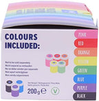 PME Sugarcraft Paste Colour Set - 8 Piece Set
