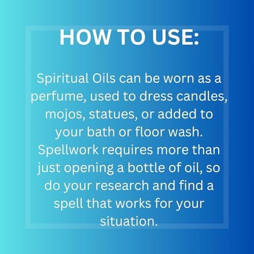 UNCROSSING Spiritual Oil (aceite) for Hoodoo, Voodoo, Santeria, Wicca, Rootwork, & Spells