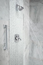 Moen YG5124CH Bathroom Safety 24-Inch Stainless Steel Transitional Bathroom Grab Bar, Chrome