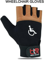 BTR Wheelchair Gloves for Men and Women | Mobility and Disability Gloves with Breathable, Lightweight Design, Non-Slip Grip, and Padded Palm Protection