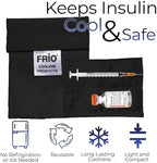 FRIO Cooling Wallet - Insulin Cooler for 45+ Hours of Stress Free On The Go - Black - Mini