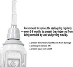 Electric Toothbrush Waterproof Sealing Parts for Philips HX6710 HX6730 HX6930 HX6950 HX9140 HX9160 HX9340 HX9350,Universal Waterproof Sealing Parts Rubber Pads (2 Set)