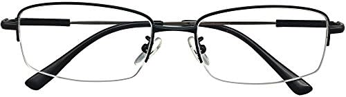 Half Rim Reading Glasses Mens Womens Readers in 4 Colours