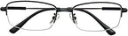 Half Rim Reading Glasses Mens Womens Readers in 4 Colours