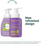 ATTITUDE Foaming Hand Soap for Kids, EWG Verified, Dermatologically Tested, Plant- and Mineral-Based Ingredients, Vegan, Vanilla & Pear, 10 Fl Oz