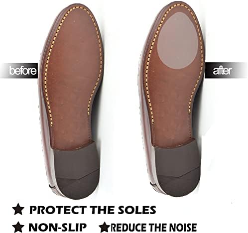 Non-Slip Shoes Pads Sole Protectors Adhesive, High Heels Anti-Slip Shoe Grips (Clear 3pairs)