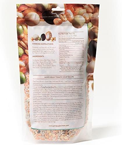 Pereg Natural Foods Soup Mix, Peas, Beans, Lentils, Kosher, Natural, 1lb