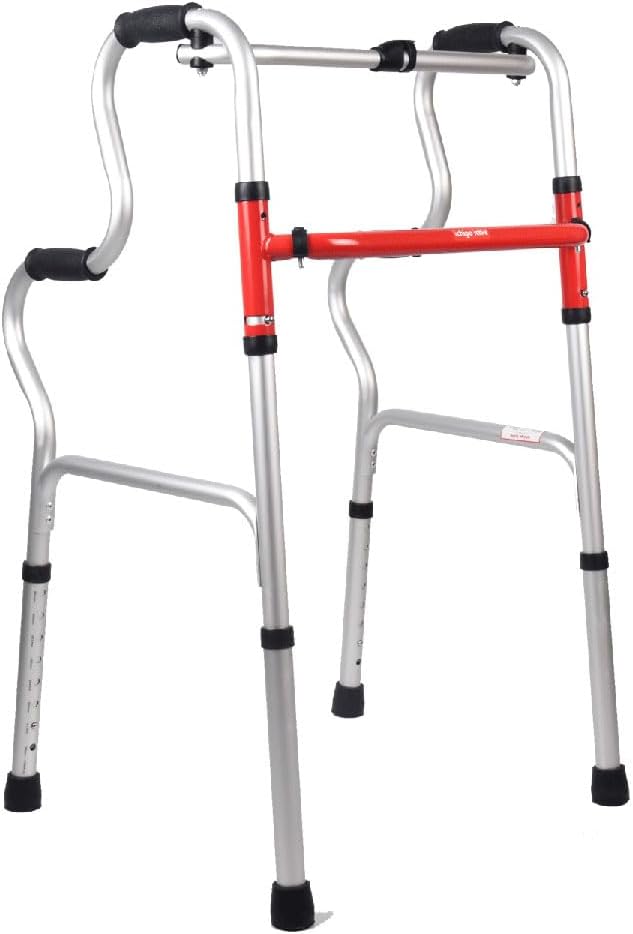 Standard Folding Walker – Lightweight, Sturdy Aluminum Walker for Seniors & Adults, Up to 220 lbs Capacity