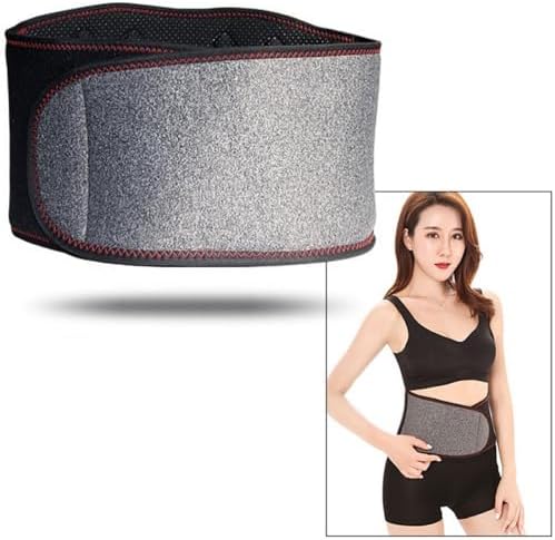 Tourmaline Self-Heating Magnetic Therapy Waist Support Belt Lumbar Belt Back Support Brace with Magnets Double Pull Strap Lower Pain Massager Magnetic