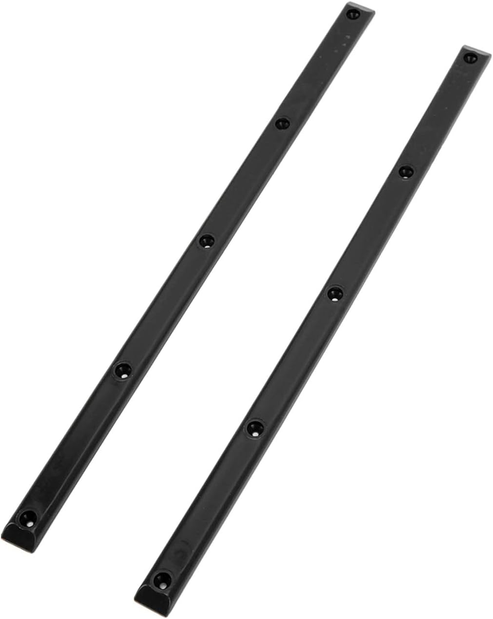 Skateboard Rail, Stable and Flexible Rib Bone Rails, Skateboard Rail Guards Reduce Friction with Screws for Longboard Skateboard