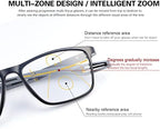 YIMI Progressive Photochromic Multifocus Reading Glasses for Men Women Spring Hinge Computer Anti Blue Light UV Sun Readers