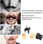 Mustache Training Wheels, Men Handlebar Beard Styling Template Beard Shaping Tool Moustache Handlebars Black Beards Template Shaping Tools