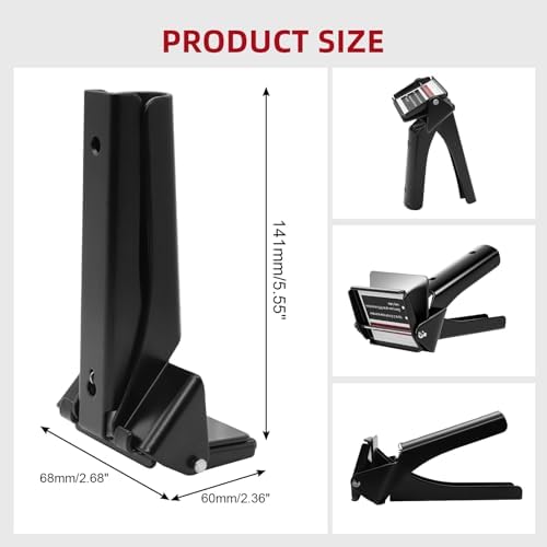 Tube Extrusion Tool, 2.5" Industrial Size Dispenser, Metal Tube Squeezer Tool, Efficient & Easy Control Silicone Extrusion Tool for RTV Tubes, Maximizing Material Use, Black