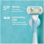 Gillette Venus Women's Original 3 Blade Razor Refills, 4 Count (Packaging May Vary)