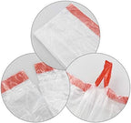 13 Gallon Drawstring Garbage Bags, Clear Trash Bags, 120 Bags