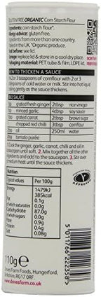 (2 Pack) - Doves Farm - Corn Flour Organic GF | 110g | 2 Pack Bundle