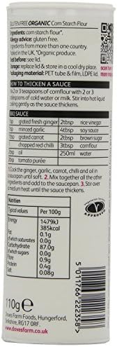 (2 Pack) - Doves Farm - Corn Flour Organic GF | 110g | 2 Pack Bundle