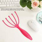 Agatige Head Massager Claw, Protable Plastic Handheld Scalp Massager Hair Growth Head Scratcher Stress Relief Deep Relaxation Tools for Home Spa Office Travel Use (1PCS)