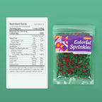Christmas Tree Sprinkles for Cake Decorating 7 Ounce Edible Christmas Tree Red and Green Confetti Jimmies Sprinkles Mix for Xmas Party Cupcake Topper Ice Cream Cookie Food Decorative Dessert