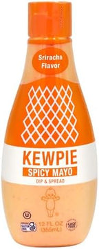KEWPIE Spicy Mayonnaise (Product of Japan), Rich & Creamy Umami Flavor, Best Mayo for Sandwiches, Salads, Sushi & Dips, 12 fl oz