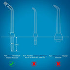 Replacement Heads for Waterpik, Replacement Picks for Water Pik Water Flosser (6 Plaque Chaser Tips)