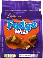 Cadbury Chocolate Fudge Minis Bites, Sharing Bag, Bite Size Treats, 100 g (Pack of 1)