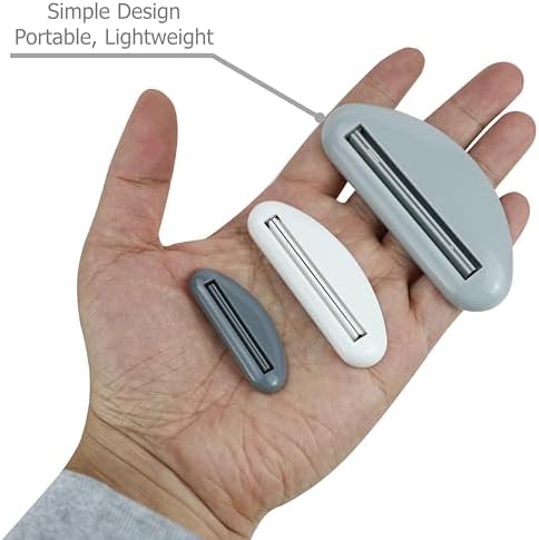 EIKS 6 Sets Tube Squeezer Clip for Toothpaste, Hand Cream, Paint Tube, Cosmetics, Easy Press & Reduces Waste