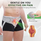 Hernia Belt Truss for Men and Women Left or Right Side Supportive Groin Pain with Removable Compression Pads for Pre or Post-Surgical, Femoral, Breathable Adjustable-S
