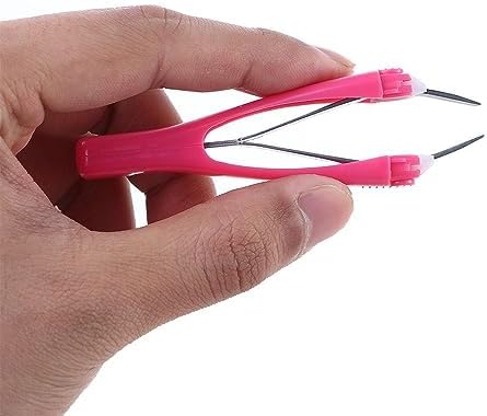 2pcs Professional Eyebrow Tweezers Automatically Retractable Stainless Steel Slant Tip Hair Removal Eyebrow Tweezer Makeup Tool