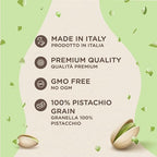 EATALIAN by AMZ BETTER Spreadable Crunchy Pistachio Cream 7 oz/200 gr, Pistachio Cream with Grains, Protein Paste, Sweet Taste, Ideal for Filling Cakes, Excellent for Dubai Chocolate, Made in Italy