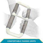 Stander Handy Handle, Lift Assist Device for Elderly and Disabled, Patient Standing Aid for Handicapped, Ivory with Rubber Grip