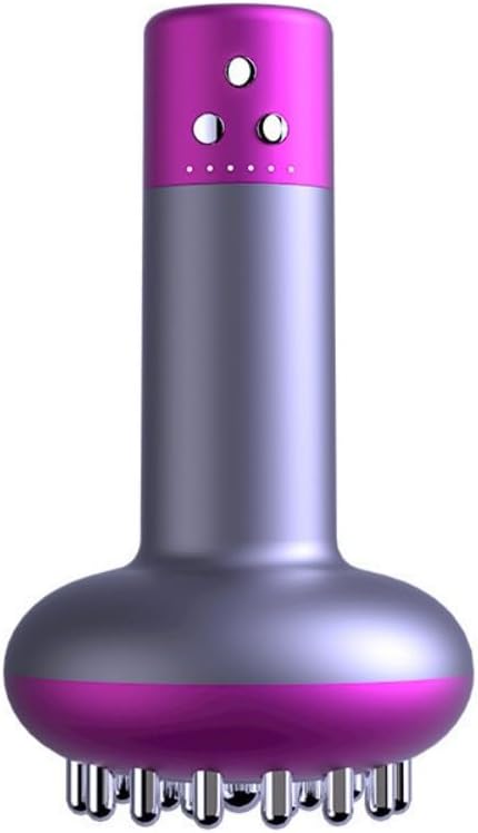 Electric Meridian Brush Massage, 9 Level Adjustable Massager for Targeted Pain Relief, Knots, Aches, Muscle Soreness, Circulation & Tighter Skin, Purple
