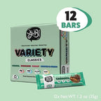 YuBi Bars - Protein Bars - 12 Bar Variety Pack - 100 Calories, 10g of Protein, Low Sugar, Low Carb, Palm Oil Free/Non-GMO, Gluten Free, Dairy Free, Healthy Snack, Non-GMO - 14.8oz (12 Pack, Variety Box)