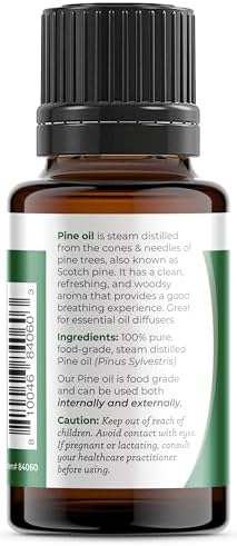 Viva Doria Pine Needle Essential Oil, 100% Pure, Natural, Pine Essential Oil, Undiluted, for Aromatherapy | Food Grade, 15 mL (0.5 Fluid Ounce)