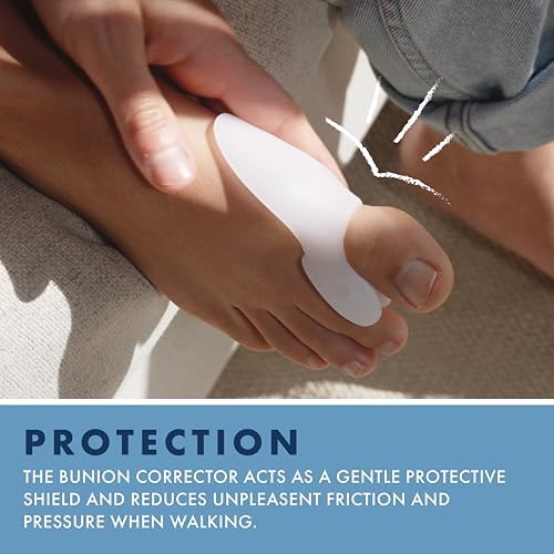 All Things Accessory 3 Pairs Gel Bunion Corrector Toe Protectors Straightener Separators Big Toe Spreader (6 pcs)