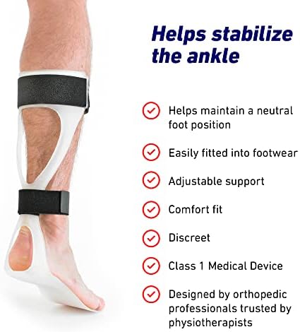 Neo-G Drop Foot Braces - AFO Foot Drop Brace for Nerve Injury, Foot position, Relieve Pressure, Ankle & Drop Foot Orthosis - Class 1 Medical Device - M - Left Unisex