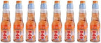 RAMUNE Japanese Soft Drink multi-pack, 8 Bottles, 6.76 Fluid Ounce (Orange)