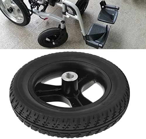 10in Electric Wheelchair Rear Wheel Anti Skid Polyurethane Tire Alloy Hub Wheelchair Wheel