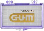 GUM Orthodontic Wax for Braces and Dental Devices - Soothing Dental Wax with Vitamin E- Clear Color - Unflavored (Pack of 6)