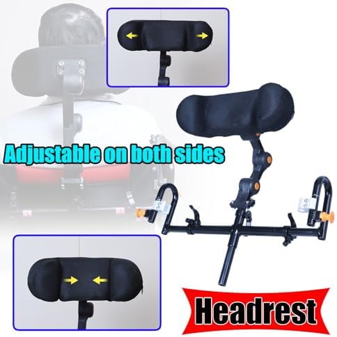 Breathable Neck Support Straight Positioning Pillow Accessories,Adjustable Wheelchair Headrest,Portable Universal Wheelchair Accessories