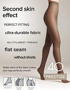 Conte Women's Nude Semi-Opaque Pantyhose Tights - Prestige 40 Den