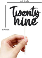 Happy 29th Birthday Cake Topper twenty nine Birthday Cake Toppers, 29th Cake Topper for Men,29 Cake Topper For Women, 29th birthday decorations,29th Birthday Cake Topper