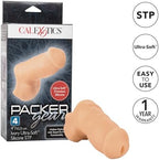 Packer Gear 4 Inch Ultra-Soft Silicone STP (Stand-to-Pee) Packer Penis - Ivory SE-1582-20-3
