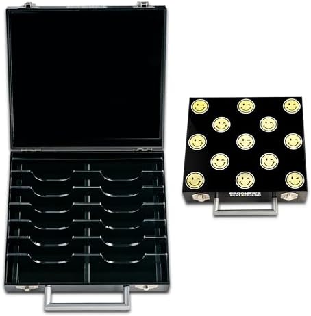 Diamondg Pet Grooming Clipper Blade Case with 14 Slots – Durable ABS Storage Box with Secure Latches, Organizer for Dog & Cat Grooming Blades, Professional Groomer Accessory, Black