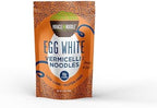 Miracle Noodle Egg White Vermicelli Angel Hair Pasta, 3.5 Oz (Pack of 6), Ready to Eat Egg White Noodles, 10g Protein, 45 Calories, 1g Net Carbs Per Serving, High Protein, Keto, Gluten-Free