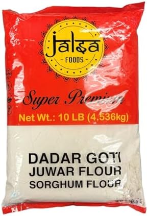 Generic Jalsa Foods Dadar Goti Juwar Flour (Sorghum Flour) 10LB (4.53 kg)
