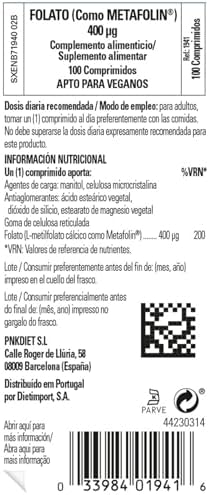 Solgar Folate 666 MCG DFE (Metafolin 400 MCG)