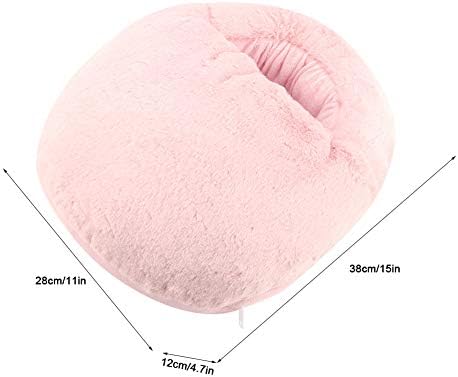 Aramox Electric Foot Warmer Cushion Plush Fabric Heating Pad,5V Voltage Portable Foot Heating Device for Home Office Use with Removable Cover Temperature Control (Roseate)