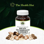 Brain Mushroom Support – Non-GMO & Kosher Certified Supplement with Potent Mushroom Blend for Enhanced Mental Clarity, Energy, Focus, Memory Function & Cognitive Health
